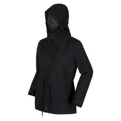 Regatta Womens/Ladies Nadira Waterproof Jacket (Black) -jacket shop kea042f70444596da8408bcff9e4be2b1