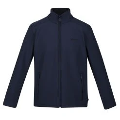 Regatta Mens Caelum Soft Shell Jacket (Navy/Black Marl)