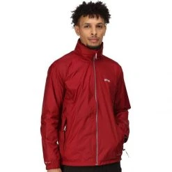 Regatta Mens Lyle IV Waterproof Hooded Jacket (Flame Orange) -jacket shop kebeb3323a10b727ec27e3a3480279b25
