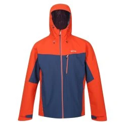 Regatta Mens Birchdale Waterproof Hooded Jacket (Fiery Red/Dynasty Blue) 23 Regatta Mens Birchdale Waterproof Hooded Jacket (Fiery Red/Dynasty Blue) -jacket shop ked560e04e08abedae053977ac8e99ef3