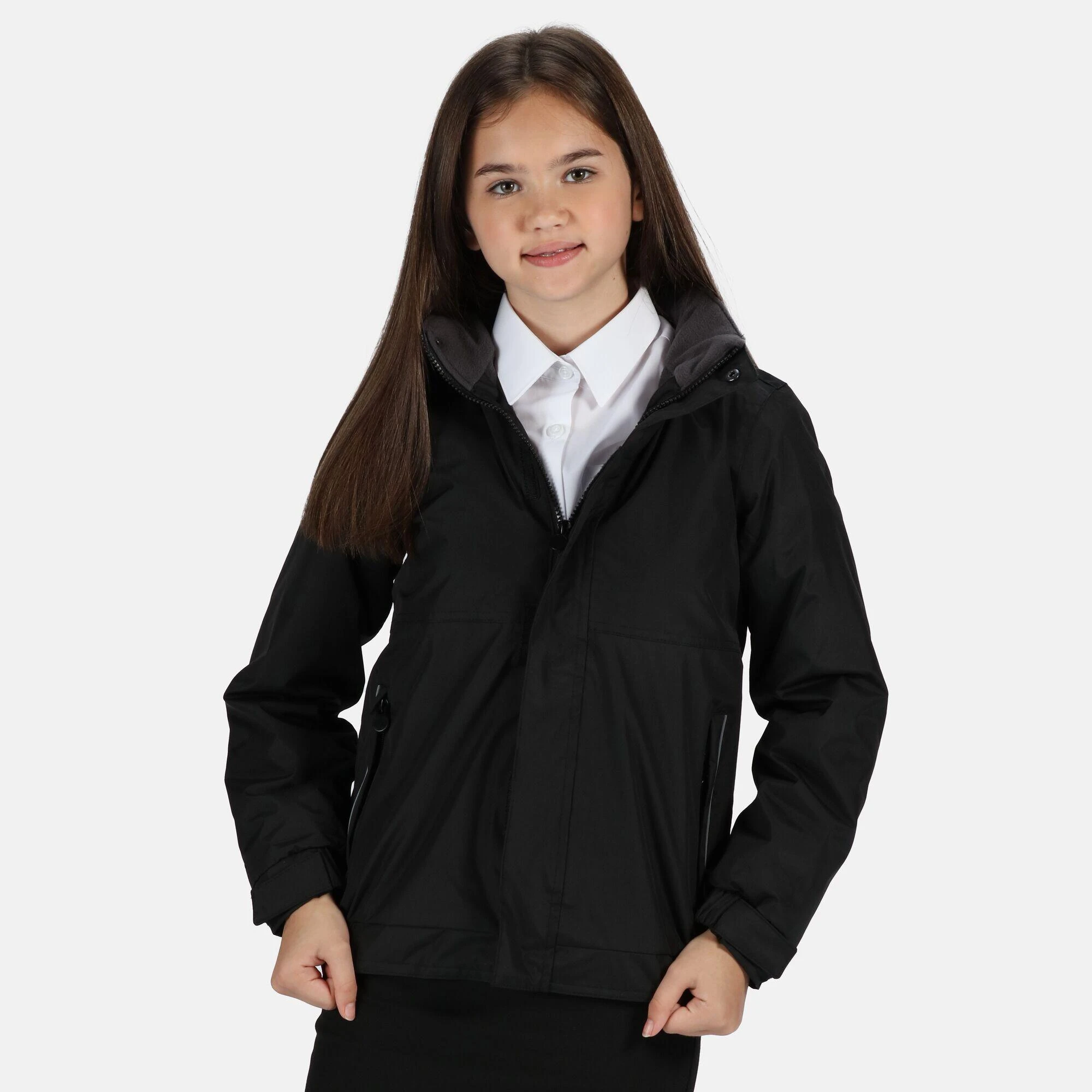 Regatta Kids Unisex Thermoguard Fleece Lined Dover Jacket (Windproof & Waterproof) 6 Regatta Kids Unisex Thermoguard Fleece Lined Dover Jacket (Windproof & Waterproof) - Image 4