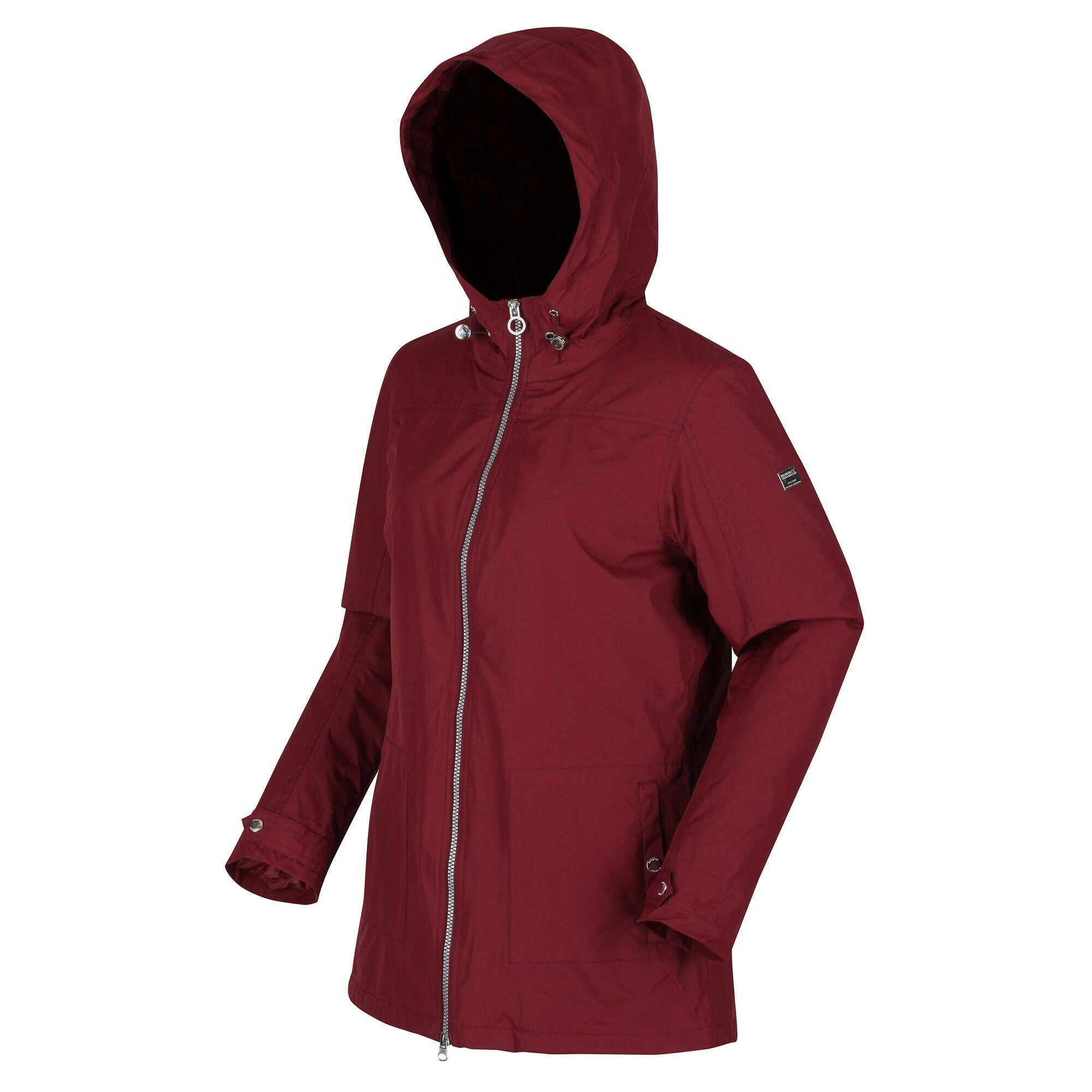 Regatta Womens/Ladies Bergonia II Hooded Waterproof Jacket (Molten Red) 11 Regatta Womens/Ladies Bergonia II Hooded Waterproof Jacket (Molten Red) - Image 9