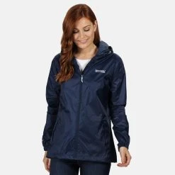 Regatta Womens/Ladies Pk It Jkt III Waterproof Hooded Jacket (Dark Cerise) -jacket shop kf0a7380a66ec900865ceb11b3d2c18b7
