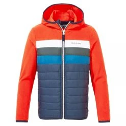 Craghoppers Childrens/Kids Brady Padded Jacket (Blue Navy/Spruce Green) -jacket shop kf0f4d42a852cb1a7220049c598a5fc8a