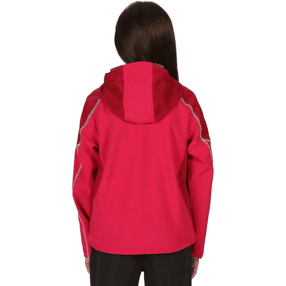 Regatta Childrens/Kids Acidity IV Reflective Hooded Softshell Jacket (Duchess 5 Regatta Childrens/Kids Acidity IV Reflective Hooded Softshell Jacket (Duchess - Image 3