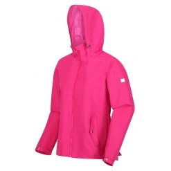 Regatta Womens/Ladies Laiyah Waterproof Jacket (Fusion Pink) -jacket shop kf1247c4396665ba1ffd52e61afcf8cf3