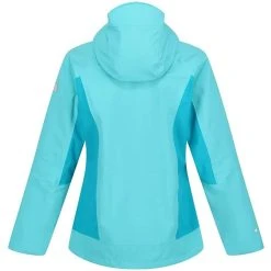 Regatta Womens/Ladies Highton Stretch III Waterproof Jacket (Pagoda Blue/Dragonfly) -jacket shop kf1669a48ca485373fddf58ff22aa1c31