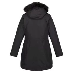 Regatta Womens/Ladies Sabinka Faux Fur Trim Parka (Slate Blue) -jacket shop kf59cdd6ea52a1845451fa5411384f5ac