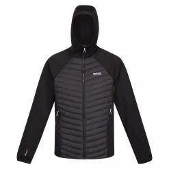 Regatta Mens Andreson VII Hybrid Lightweight Padded Jacket (Black)
