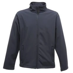 Regatta Classic Mens Water Repellent Softshell Jacket (Black) -jacket shop kf778faa1b7421e76f645db5377c821fb