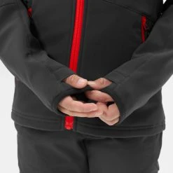 Quechua Kids’ Softshell Hiking Jacket - MH550 Black -jacket shop kf7972e97d129d18dc68c7808eb8eb343