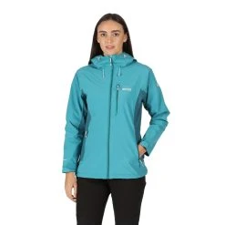 Regatta Womens/Ladies Highton Stretch III Waterproof Jacket (Pagoda Blue/Dragonfly) -jacket shop kf81c62cbda931cf7ca2b967eb61822e4