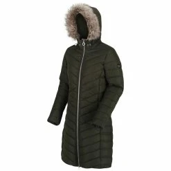 Regatta Womens/Ladies Fritha Parka (Dark Khaki) 18 Regatta Womens/Ladies Fritha Parka (Dark Khaki) -jacket shop kf9e211531ddf71411603d9ebc2a2e033
