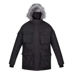 Regatta Mens Aziel Waterproof Parka (Black)