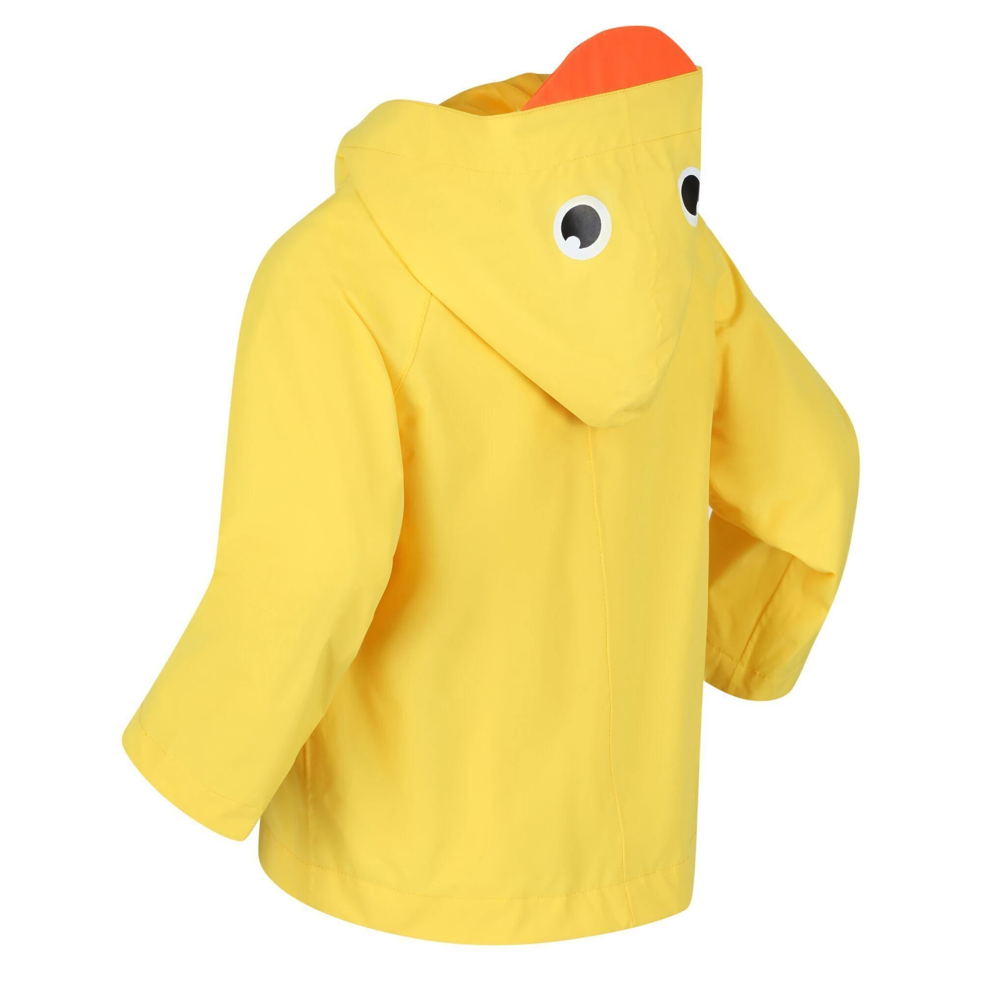 Regatta Childrens/Kids Duck Waterproof Jacket (Yellow) 5 Regatta Childrens/Kids Duck Waterproof Jacket (Yellow) - Image 3