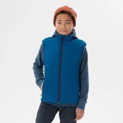 Quechua Kids' 7-15 Years Hiking Hybrid Padded Sleeveless Jacket -jacket shop kfb719314768524f43b3dbd46cb90e805