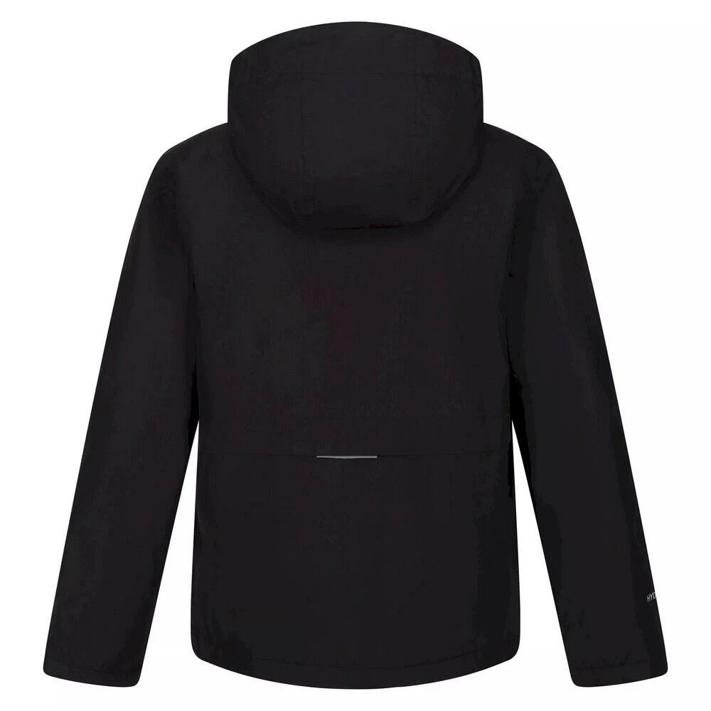 Regatta Childrens/Kids Bambee Waterproof Jacket (Black) 4 Regatta Childrens/Kids Bambee Waterproof Jacket (Black) - Image 2