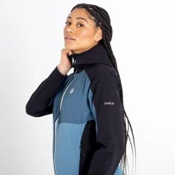 Dare 2b Womens/Ladies Duplicity II Soft Shell Jacket (Bluestone/Orion Grey) -jacket shop kfc7b00a9839823c83f3604f4e7219c34