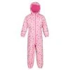 Regatta Childrens/Kids Printed Splat II Hooded Rainsuit (Sweet Lilac)