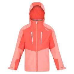 Regatta Childrens/Kids Highton III Waterproof Jacket (Black/India Grey) -jacket shop kfde1fce34f6eae69bcfc85d272950cb3