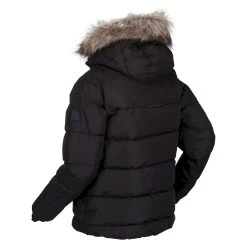 Regatta Childrens/Kids Faux Fur Trim Parka (Black) -jacket shop kff1be691667b28a31b6c10cf8a212ad5
